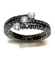 Anello Bolzoni Donna Classic in Oro Diamante TRILOGY DIA N 0.62 + 0.24